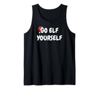 Go Elf Yourself Funny Holiday Retro Christmas Cheer Top Canotta
