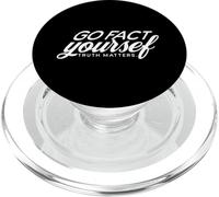 Go Fact Yourself Il controllo della verità è importante Scienza PopSockets PopGrip per MagSafe