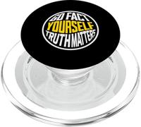 Go Fact Yourself La verità conta il controllo scientifico PopSockets PopGrip per MagSafe