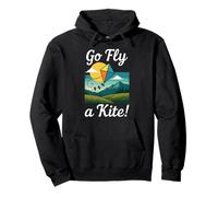 Go Fly a Kite - Divertente design retrò per esterni Felpa con Cappuccio