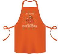 Go Gesù It's Your Birthday Divertente Natale Cotone Grembiule 100% Biologico
