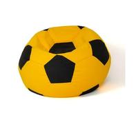 GO GIFT Pouf Giallo Nero Oxford Calcio