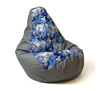 GO GIFT Pouf Grigio 130 x 90 cm Pera