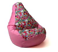 GO GIFT Pouf rosa 105 x 80 cm Pera