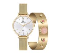 Go Girl 694611 - Cofanetto orologio da donna in acciaio dorato milanese + bracciale dorato