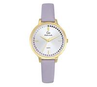 Go Girl - Orologio da donna in acciaio dorato, pelle, colore: viola 699500