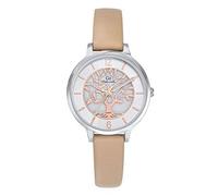 Go Girl - Orologio da donna in acciaio pelle, colore: Beige 699522, Cinghia