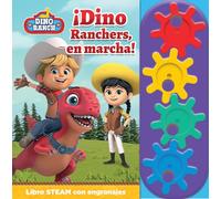 Go! Go! Gear Book Castilian Dino Ranch: LIBRO CON ENGRANAJE STEM