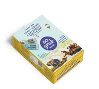 Go Grub Variety Box 5 Mocha Almond Bars + 5 Peanut Blueberry Bars Crunchy Protein Bars with Peanuts, Real Almonds & Berries No Preservatives 100% Vegetarian Healthy Snack Pack of 10