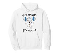 Go Hard or Go Homes Allenamento Cane Abbigliamento Esercizio Fitness Felpa con Cappuccio