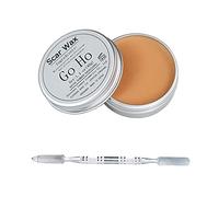 Go Ho Cera per cicatrici (40 g), finta cera modellante per la pelle delle ferite, pittura per il corpo, naso finto palcoscenico, costume da zombie, cosplay, trucco SFX con spatola, effetti speciali