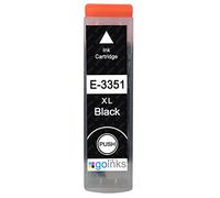 Go Inks 1 cartuccia d'inchiostro nero per sostituire Epson T3351 (serie 33XL) compatibile/non OEM per stampanti Epson Expression Premium