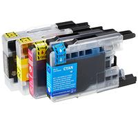 Go Inks 1 set di 4 cartucce d'inchiostro per sostituire Brother LC1240 compatibili/non-OEM per stampanti Brother DCP e MFC (4 inchiostri)