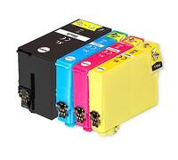 Go Inks 1 Set di 4 cartucce d'inchiostro per sostituire Epson T1306 compatibili/non-OEM per stampanti Epson Stlyus & Workforce (4 inchiostri), nero, ciano, magenta, giallo, alta capacità