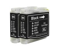 Go Inks 2 cartucce d'inchiostro nere per sostituire Brother LC970BK & LC1000BK compatibile/non OEM per Brother DCP, MFC e FAX Stampanti
