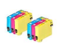 Go Inks 2 Set di 3 Cartucce d'inchiostro per sostituire Epson T1295 C/M/Y compatibile/non-OEM per Stampanti Epson Stylus Office (6 Inchiostri)