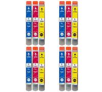 12 C/M/Y Cartucce d'inchiostro para Epson Expression XP-530 XP-630 XP-640
