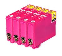 Go Inks 4 cartucce di inchiostro magenta compatibili con T1633 (serie 16XL) per Epson WF2010W, WF2110W, WF2510WF, WF2520NF, WF2530WF, WF2540WF, WF2630WF, WF2650DWF, WF2660DWF, WF2750, WF2750DWF F