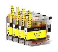 4 Cartucce di inchiostro Giallo per Brother DCP-J4110DW MFC-J4610DW MFC-J6720DW