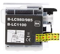 Go Inks 4 cartucce d'inchiostro nero per sostituire Brother LC980Bk e LC1100Bk compatibili/non-OEM per stampanti Brother DCP e MFC