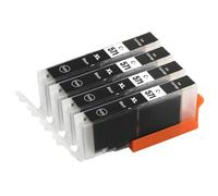 Go Inks® 4 cartucce d'inchiostro nero per sostituire Canon CLI-571Bk compatibili/non OEM per stampanti Pixma, ad alta capacità