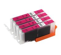 Go Inks C-551M - Cartucce di inchiostro della stampante per sostituire la Canon CLI-551M per l'uso con le stampanti Canon PIXMA (confezione da 4)