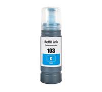 Go Inks Cartuccia d'inchiostro compatibile Ciano 103C di ricambio per stampanti Epson EcoTank, 70 ml