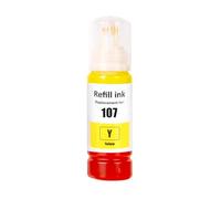 Go Inks Cartuccia d'inchiostro compatibile giallo 107Y di ricambio per stampanti Epson EcoTank - 70 ml