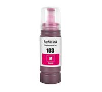 Go Inks Cartuccia d'inchiostro compatibile Magenta 103M di ricambio per stampanti Epson EcoTank - 70 ml