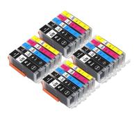 20 Cartucce d'inchiostro (5 Set) per Canon PIXMA MG5750, MG6852, TS5050, TS8050