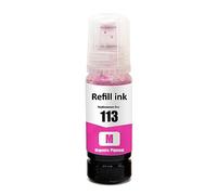 Go Inks Flacone di inchiostro magenta compatibile da 70 ml per Epson 113M, ricambio per stampanti EcoTank