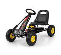 Go-kart a pedali Sportivo Thor Nero e Giallo per Bambini - Nouvo