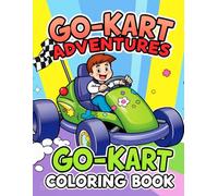 Go-Kart Adventures: Fun and Engaging Coloring Pages of Cars, Tractors, Pickups, Ferries, and More!