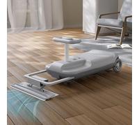 Go kart con funzione di pulizia del pavimento, kart elettrico per la pulizia dei bambini con luce, contenitore di grande capacità, divertente giocattolo da corsa per uso interno ed esterno