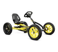 Go-kart con sedile regolabile e pneumatici ad aria Buddy Cross BERG Giallo