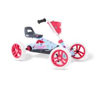Berg Toys Buzzy Bloom Gokart Pedali, Singolo, Colore Bianco/Rosa/Blu, 82.5 x 48.5 x 49.5 cm, 24.30.02.00