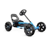 BERG Reppy Blue | Go-kart a pedali per bambini 2,5-6 anni | Sedile regolabile | Assale oscillante stabile | Ruote EVA anti-foratura | Telaio leggero e resistente