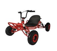 Go Kart da 90 cc per adulti e bambini, motore a 2 tempi da 28 MPH, pneumatici fuoristrada da 15,2 cm, sospensioni regolabili e freni a disco, capacità 400 libbre, autonomia di oltre 46 km (miscela di