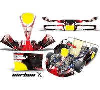 Go Kart da Corsa Grafica Kit Decalcomania Adesivo Per KG Bambini Krypton Carbonx