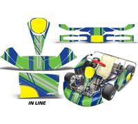 Go Kart da Corsa Grafica Kit Decalcomania Adesivo Per KG Bambino Krypton Inline