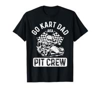 Go Kart Dad Racing Funny Go Cart Racer Karting Festa del papà Maglietta