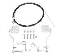 Go Kart Pedals Kit pedale dell'acceleratore freno in acciaio ideale per Carter Go Kart Road Rocket Tipo vintage Kart Racing Drift Trike