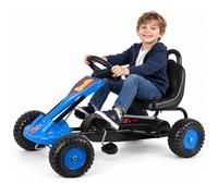 Go Kart per Bambini a Pedali con Freno a Mano e Telaio Robusto Idea Regalo
