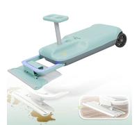 Go Kart per Bambini con Lavapavimenti e - Elettrico a Doppio Motore Uso Interno Ed Esterno Ruote Luminose Spazio Di Archiviazione Incluso Età 3+,Green