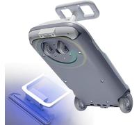 Go-Kart per la pulizia del pavimento, Kart retrattile e per la pulizia, Cavalcabile portatile a doppio motore per bambini, Stoccaggio integrato a velocità regolabile, per età 3-8 anni