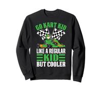Go Kart Racing - Go Kart Kid come un bambino normale ma più fresco Felpa