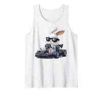 Go Kart Racing Gokart Racer Kart Coniglietto di Pasqua Canotta