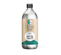 Go-Keto MCT Oil C8, 1000ml | Olio Premium MCT C8, 100% olio di cocco, no olio di palma | perfetto per dieta chetogenica | crema di caffè cheto per bulletproof coffee o frullato cheto | Paleo, vegano