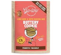 GO-LOW Miscela per biscotti al burro e keto | Basso contenuto di carboidrati | Adatto ai diabetici | Adatto ai vegani | Senza glutine | Paleo | Fa 14 | Solo 1,7 g di carboidrati per biscotto