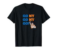 Go NY Statua della libertà Silhouette Maglietta